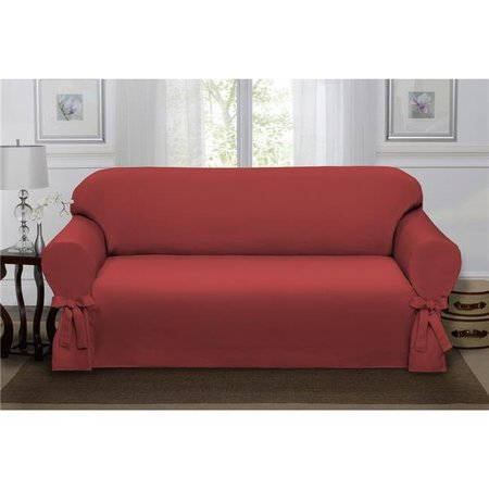 MADISON INDUSTRIES Madison Industries LUZ-SOFA-PA-S Luzerne Sofa Slipcover; Red LUZ-SOFA-PA-S